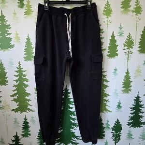 RSQ Black Jogger Cargo Pants
